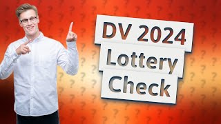 How to check dv 2024 [upl. by Maye]