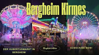 Hubertusmarkt in Bergheim 2023  Kirmes Highlights [upl. by Melly]