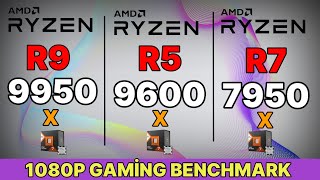 R9 9950X VS VS R5 9600X i9 14900K  Zen5 9950X Ryzen 9000 series benchmark [upl. by Thirzi]