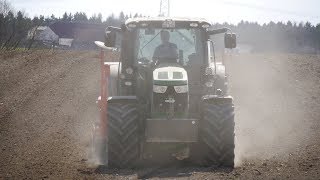 Gerstenaussaat 2018  Grubbern und Säen  John Deere 6150R  LandtechnikTeam Oberpfalz [upl. by Atiner]