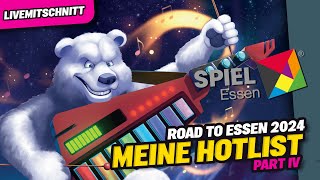 Preview SPIEL Messe Essen 2024  Part 4  Meine Hotlist [upl. by Rosner]