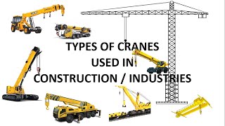 Types of Cranes 01 Introduction to basic info with photos Good to know Crane Cranes [upl. by Renrut169]