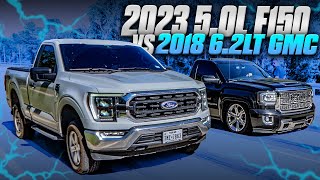 2023 Ford F150 50 vs 2018 GMC Denali 62LT [upl. by Mages]