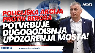 Bulj Policijska akcija protiv Beroša potvrđuje dugogodišnja upozorenja Mosta [upl. by Yeliak]