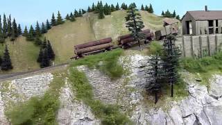 Cornich Timber  An Sn3 Logging Railroad with Working Incline [upl. by Iahcedrom801]