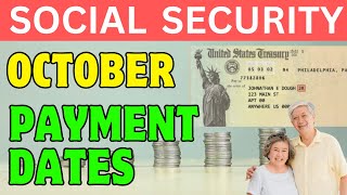 Social Security Payment OCTOBER 2024  Check Schedule Dates Update SSI SSDI SSA [upl. by Leveroni]