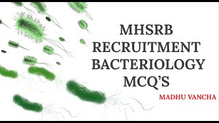 MHSRB TELANGANA LAB TECHNICIAN RECRUITMENTSTAFF NURSE PHARMACIST MCQS BACTERIOLOGY MCQS [upl. by Samot]