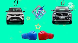 Fortuner legender vs MG hector [upl. by Ruder]