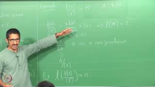 Lecture 30  Further Properties of Noetherian and Artinian Modules and Rings [upl. by Ainex]