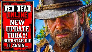 Rockstar Does It Again The NEW Red Dead Online UPDATE Today RDR2 [upl. by Flanagan153]