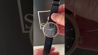 Rolex Cellini Time 18K Everose Gold Black Dial Diamond Mens Watch 50605 Review  SwissWatchExpo [upl. by Janelle778]