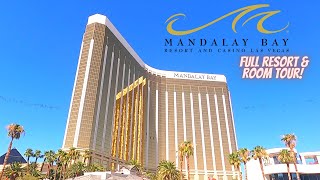 Mandalay Bay Resort amp Room Tour  Family Friendly Las Vegas [upl. by Liba]