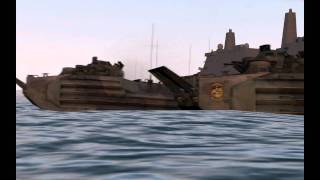 ARMA 2 USS Everett LPD29 Sets Sail [upl. by Aikehs]