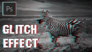 How to Create a Potrait Glitch Effect in Photoshop  Portrait effect Photoshop tutorials [upl. by Lenoyl814]