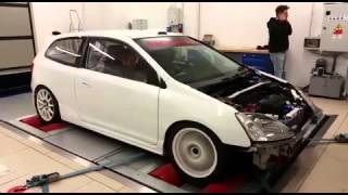 Honda Ep3 NA Itb dyno [upl. by Wurster]