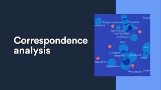 Correspondence Analysis part 15 Introduction [upl. by Cristabel275]