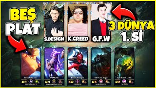 3 CHALLENGER vs 5 PLAT 3 Dünya 1si Aynı takımda GarenForWin safakkoyuncu  KassadinsCreed [upl. by Gelhar]