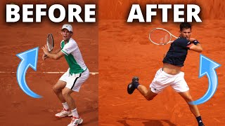 Dominic Thiem Tennis Forehand Evolution 20142020  Thiem Forehand Analysis [upl. by Ara740]