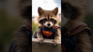 New savior of the world Super Raccoon raccoon superhero city [upl. by Marion]