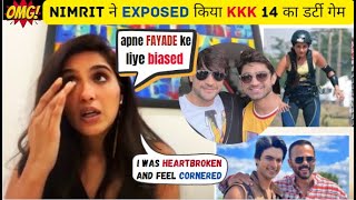 Nimrit Kaur Ahluwalia exposed khatron ke khiladi season 14 winner BIASED थे शो में Rohit Shetty [upl. by Darline]