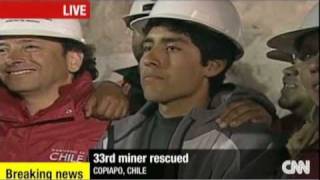 Last Trapped Chilean Miner RESCUED quotHope A Little Harderquot [upl. by Standice]