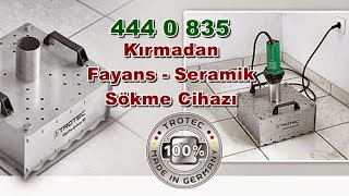 Kırmadan Fayans  Seramik Sökme Cihazı TROTEC TilexPro  444 0 835 [upl. by Lrem]