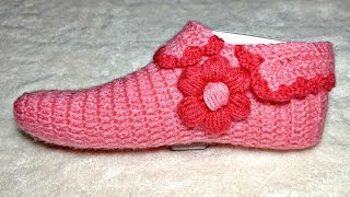 How to Crochet Woollen Socks 2 [upl. by Annoek]