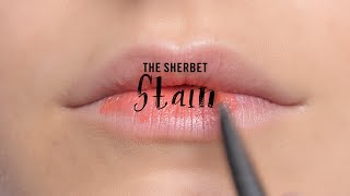 HOW TO The Sherbert Stain  Lips Lips Lips  MAC Cosmetics [upl. by Eniamert]