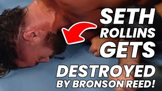 Bronson Reed DESTROYS Seth Rollins With SIX Tsunamis  Raw highlights Aug 5 2024 [upl. by Novla]