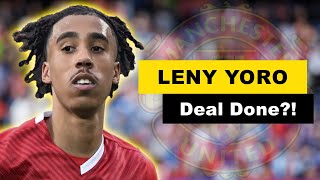 Manchester United agree £52m fee with Lille for defender Leny Yoro  Man United News [upl. by Gaudette]