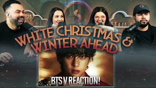 V of BTS quotWinter Ahead MV amp White Christmas MVquot  What an Emotional Rollercoaster  Couples React [upl. by Nwaf]