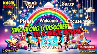 Learn the 5 Magic Words with a Fun Song 🎶✨ mustwatchforkids trendingforkids [upl. by Euqnomod744]