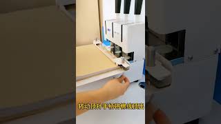 Threehole manual thread binding machine Easy to operate onetouch threadingBinding machine [upl. by Akehsal]