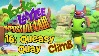 YookaLaylee and the Impossible Lair  Chapter 16 Queasy Quay  Climb  Secret Exit [upl. by Simonetta]