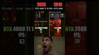 RTX 2080 vs RTX 4060 Ti 16GB fypシ pcgaming fypシ shorts [upl. by Adiuqram227]