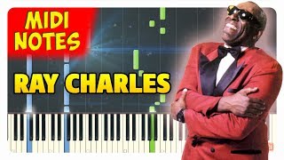 Ray Charles  I Got A Woman Piano Cover Piano Sheets  midi [upl. by Cullie]