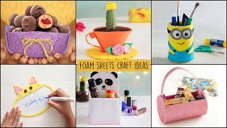 6 Easy Foam Sheets Craft Ideas  Ventunoart [upl. by Chiles]