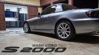 S2000 First Wash Video 2  Washing Engine Bay Drying amp Talking Future Modifications [upl. by Ruosnam]