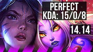 KAISA amp Smolder vs SORAKA amp Ezreal SUP  1508 Legendary 900 games  VN Master  1414 [upl. by Vudimir667]