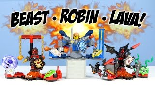 LEGO Nexo Knights ULTIMATE Beast Master Robin amp Lavaria Minifigure Sets [upl. by Igal]