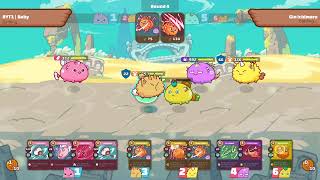 Almost 400 Dual Blade Damage of a Beast Axie BBP Arena Test [upl. by Ayyidas262]