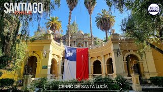 🌇⛰️🇨🇱 É GRÁTIS e revela Um Tesouro no Coração de Santiago Conheça o Cerro Santa Lucía 🤠👏❤️ [upl. by Nahshunn]