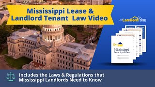 Mississippi LandlordTenant Laws [upl. by Beckman143]