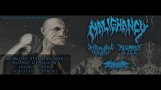 Malignancy US  Live at the Audio Glasgow May 5th 2014 FULL SHOW [upl. by Slorac]