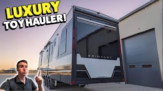 BEST Toy Hauler I Have Ever Seen NEW 2024 Brinkley Model G Fifth Wheel for Full Time Living [upl. by Lisa]