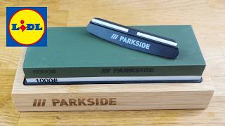 LIDL Parkside Sharpening Stone  Is it any Good sharpening lidl budget [upl. by Oile]