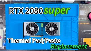 PCFUN2024NVIDIA RTX 2080S FE Thermal PadPaste Replacement2024 2080FE 2080FE Super2080Ti FE [upl. by Frankel988]