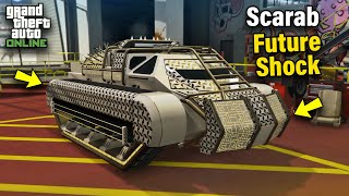 GTA 5 Online FUTURE SHOCK SCARAB Customization amp Test  Howe amp Howe Ripsaw EV2 [upl. by Houghton962]