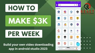 Build your own video downloading app in android studio 2023 VideoDownloadingApp VideoDownloader [upl. by Eseilenna]