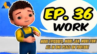 Jan Cartoon in Urdu  Work  Official Cartoon Remastered  S01 E36 [upl. by Ahsinelg275]